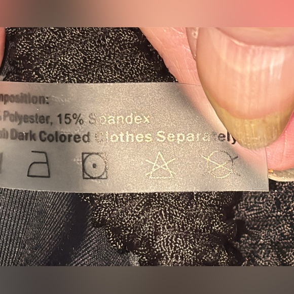 Black Strapless Bikini Set o bandeau sexy  swimsuit 2 piece high cut bathing set - Picture 13 of 15